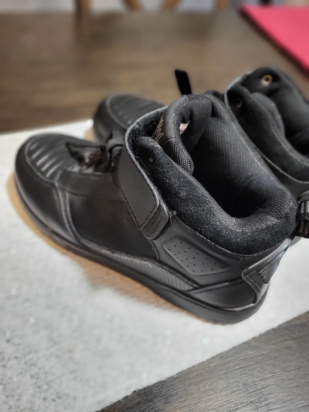 Men's High Top Street & Steel Motorcycle Shoes - Size 10